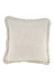 Zusss - Kussen Ruffle Magnifique 45x45cm Peper En Zout/Grijsblauw