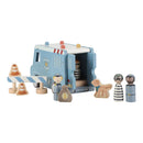 Little Dutch - Houten Politiebus – Blauw – Essentials
