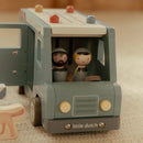 Little Dutch - Houten Politiebus – Blauw – Essentials