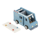 Little Dutch - Houten Politiebus – Blauw – Essentials