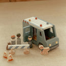 Little Dutch - Houten Politiebus – Blauw – Essentials