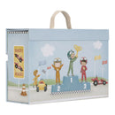 Little Dutch - Houten racebaan in speelkoffer – Meerkleurig – Essentials