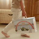 Little Dutch - Houten racebaan in speelkoffer – Meerkleurig – Essentials