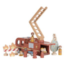 Little Dutch - Houten brandweerwagen – Rood – Essentials