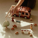 Little Dutch - Houten brandweerwagen – Rood – Essentials