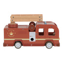 Little Dutch - Houten brandweerwagen – Rood – Essentials