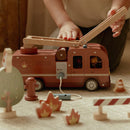 Little Dutch - Houten brandweerwagen – Rood – Essentials