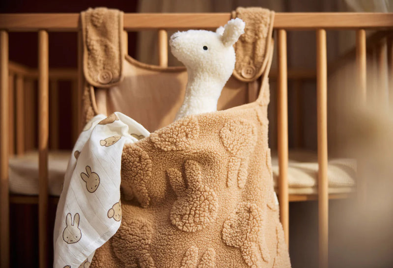 Jollein - Boxopbergzak Miffy - Jacquard Teddy Biscuit