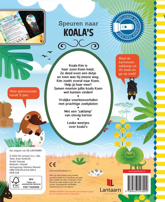 Speuren/zaklamp - Speuren naar koala’s