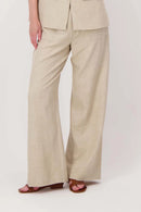 Zusss - Losvallende broek met stretch - Soft Sand