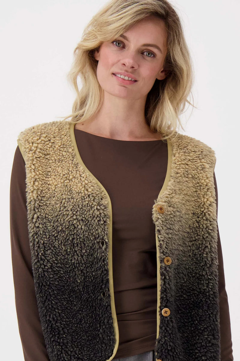 Zusss - Teddy Bodywarmer / Gilet  Degradé