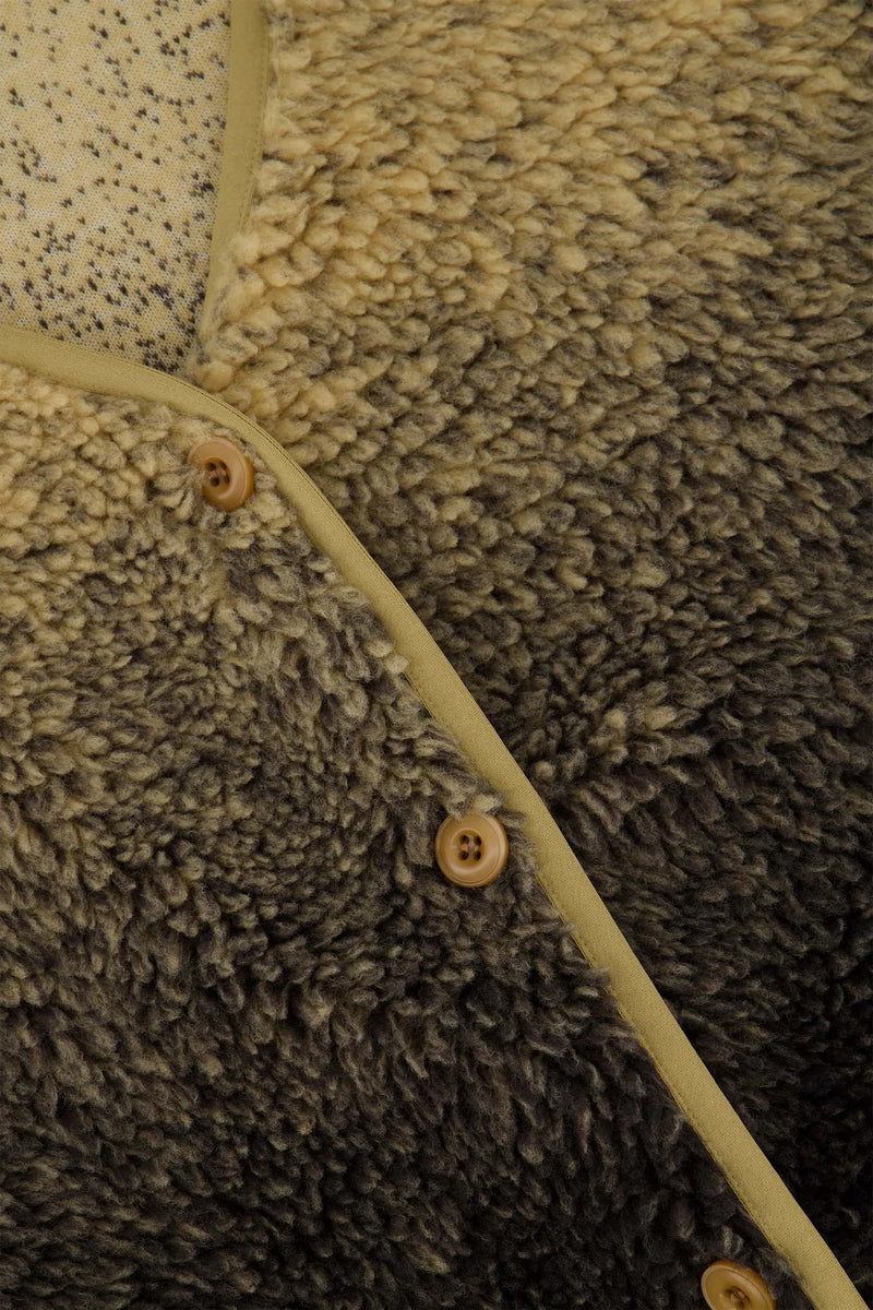 Zusss - Teddy Bodywarmer / Gilet  Degradé