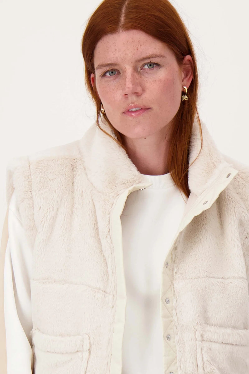 Zusss - Faux Fur Gilet