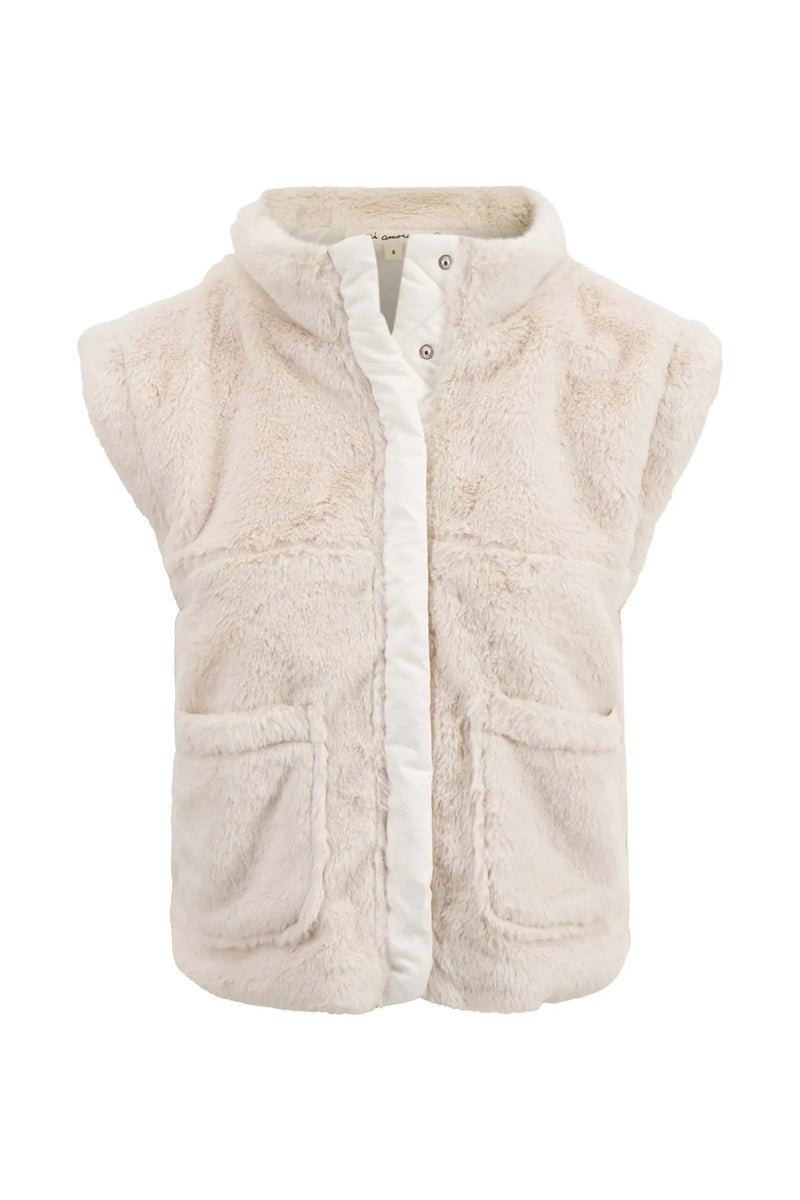 Zusss - Faux Fur Gilet