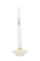 Zusss - Set Van 2 Ledkaarsen C'est La Vie Wit/Zwart