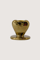 Zusss Kandelaartje Keramiek Hart - Goud