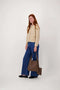 Zusss - Schoudertas Met Mooi Strap Detail + Make Up Tasje - Bruin