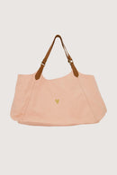 Zusss - Love Tote Bag Met Leren Details - Crispy Pink