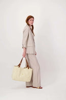 Zusss - Love Tote Bag Met Leren Details - Kit