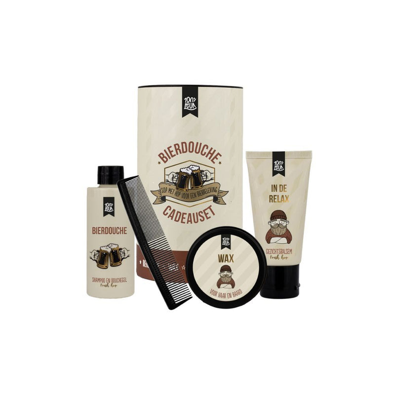 100% Leuk - Cadeauset -Bierdouche