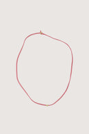 Zusss - Immitatie Suède Armband met Hart - Light Pink