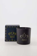 Zusss - Geurkaars Glas In Doosje Zwanen - Donkerblauw/Goud