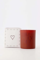 Zusss - Geurkaars Glas In Doosje Lieverd - Wit/Donkerrood