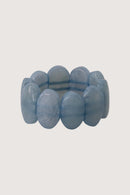 Zusss - Armband Van Kralen Elastiek - Cornflower Blue