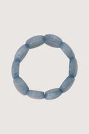 Zusss - Armband Van Kralen Elastiek - Cornflower Blue