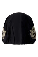 Zusss - Blouse Met Borduur Mouwen - Zwart