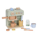Little Dutch - Houten koffiezetapparaat - Groen - Essentials