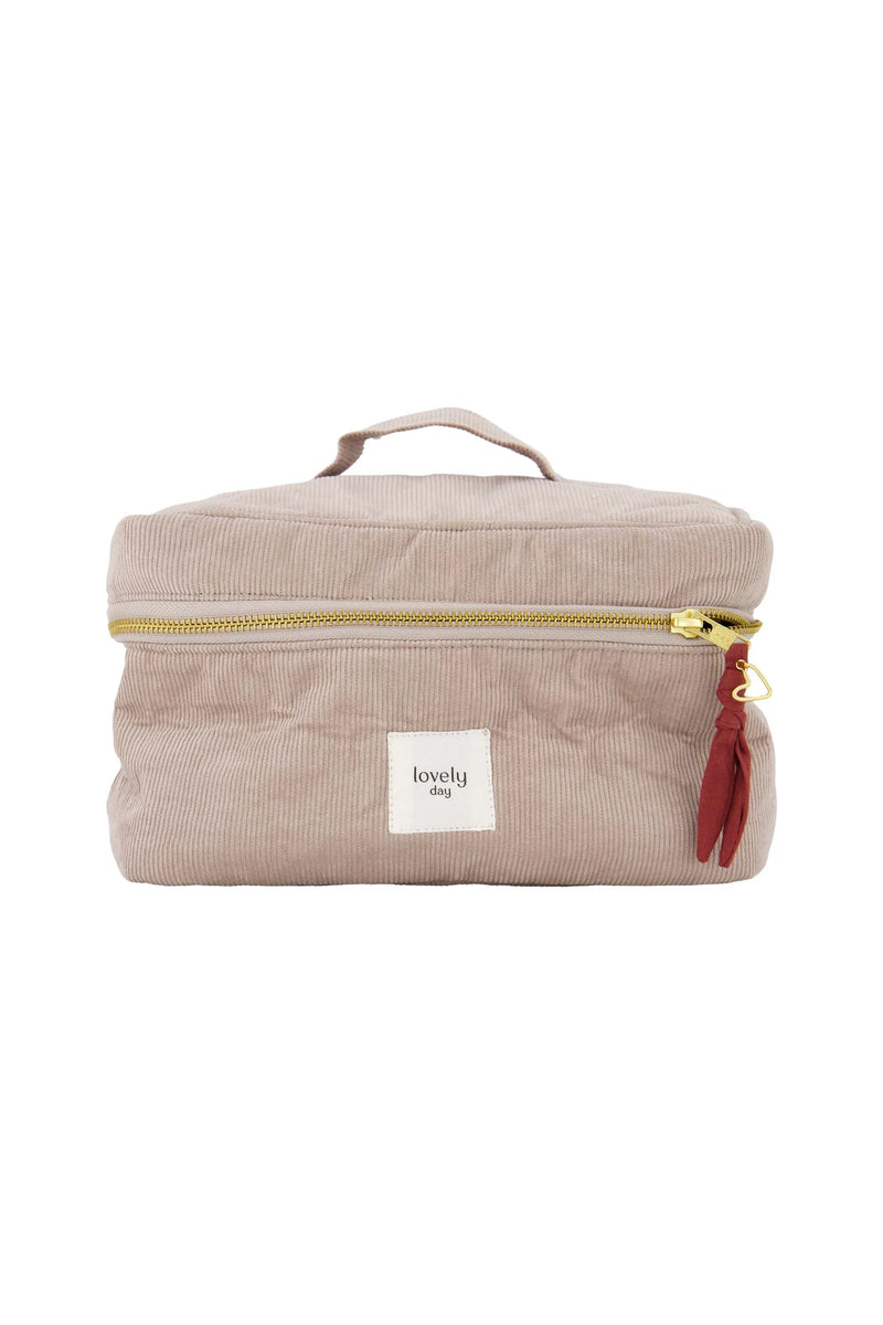 Zusss - Beautycase Corduroy Love Zand