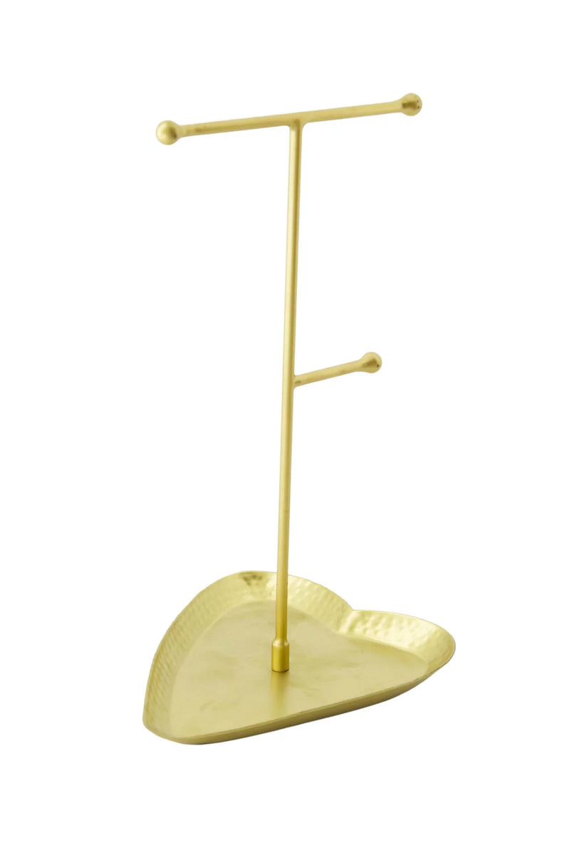 Zusss - Sieradenrekje Metaal Hartje Goud