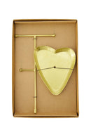 Zusss - Sieradenrekje Metaal Hartje Goud