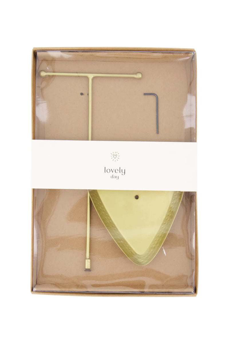 Zusss - Sieradenrekje Metaal Hartje Goud