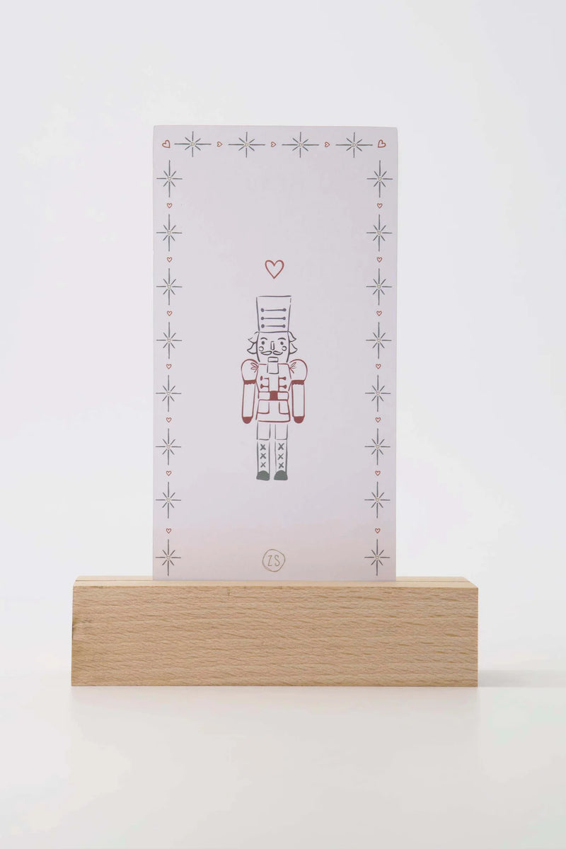 Zusss - Menukaartjes notenkraker - Wit