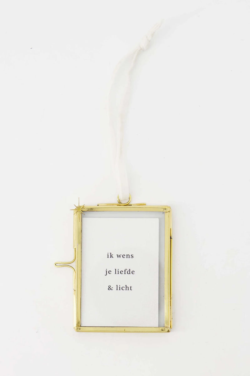 Zusss - Fotohanger Metaal Liefde En Licht