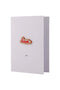 Zusss Wenskaart Love Broche - Wit/Rood