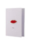 Zusss Wenskaart Kusje Broche - Wit/Rood