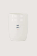 Zusss - Koffiemok lieve zus - Wit/Roze