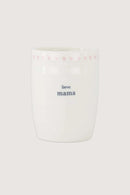 Zusss - Koffiemok lieve mama - Wit/Roze
