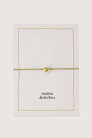 Zusss - Ansichtkaart armbandje mama deliefste - Wit/Goud