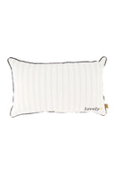 Zusss - Kussen Streep Lovely - Off White / Zand