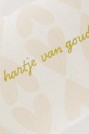 Zusss - Kussen Hartje van Goud 35x25