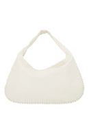 Zusss - Grote Gevlochten Tas - Off white - One Size