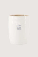 Zusss Koffiemok Cool Mom Club - Wit/Oker