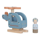 Little Dutch - Houten speelgoed helikopter - Blauw