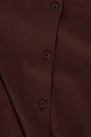 Zusss - Crepe Marocain Blouse - Bruin