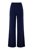 Zusss - Structuur Broek met Stretch - Summer Navy