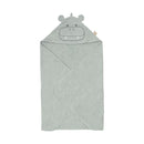 Jollein Badcape Badstof 75x75cm - Hippo Happy